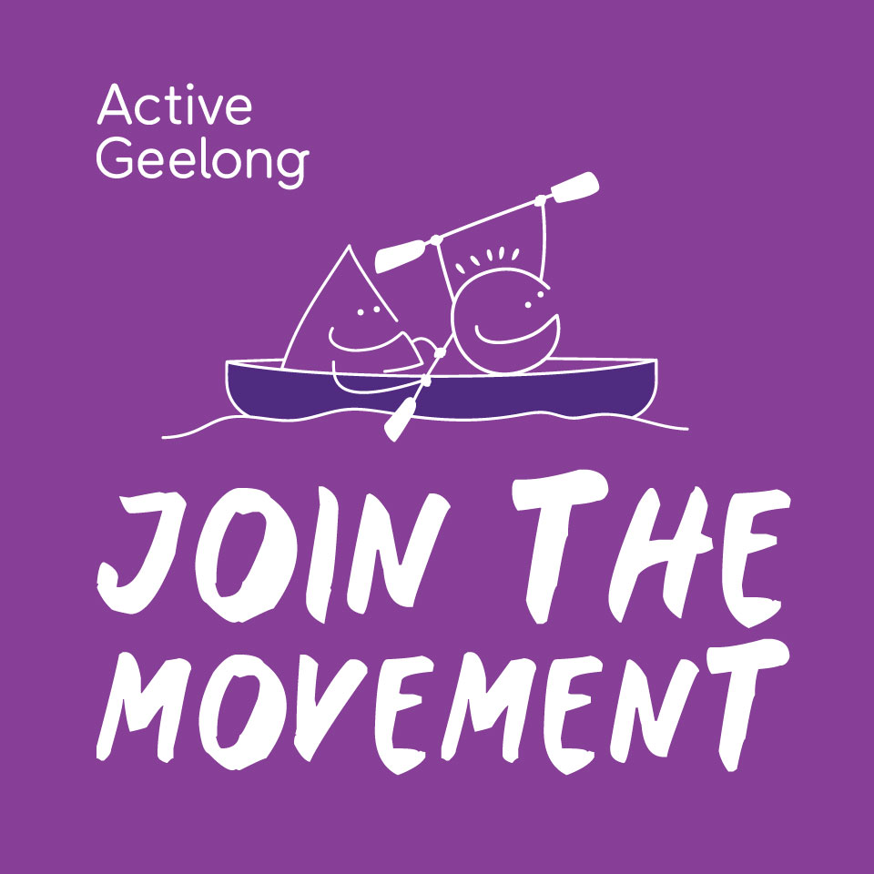 Active Geelong Brand Identity, Visual Language and campaign message