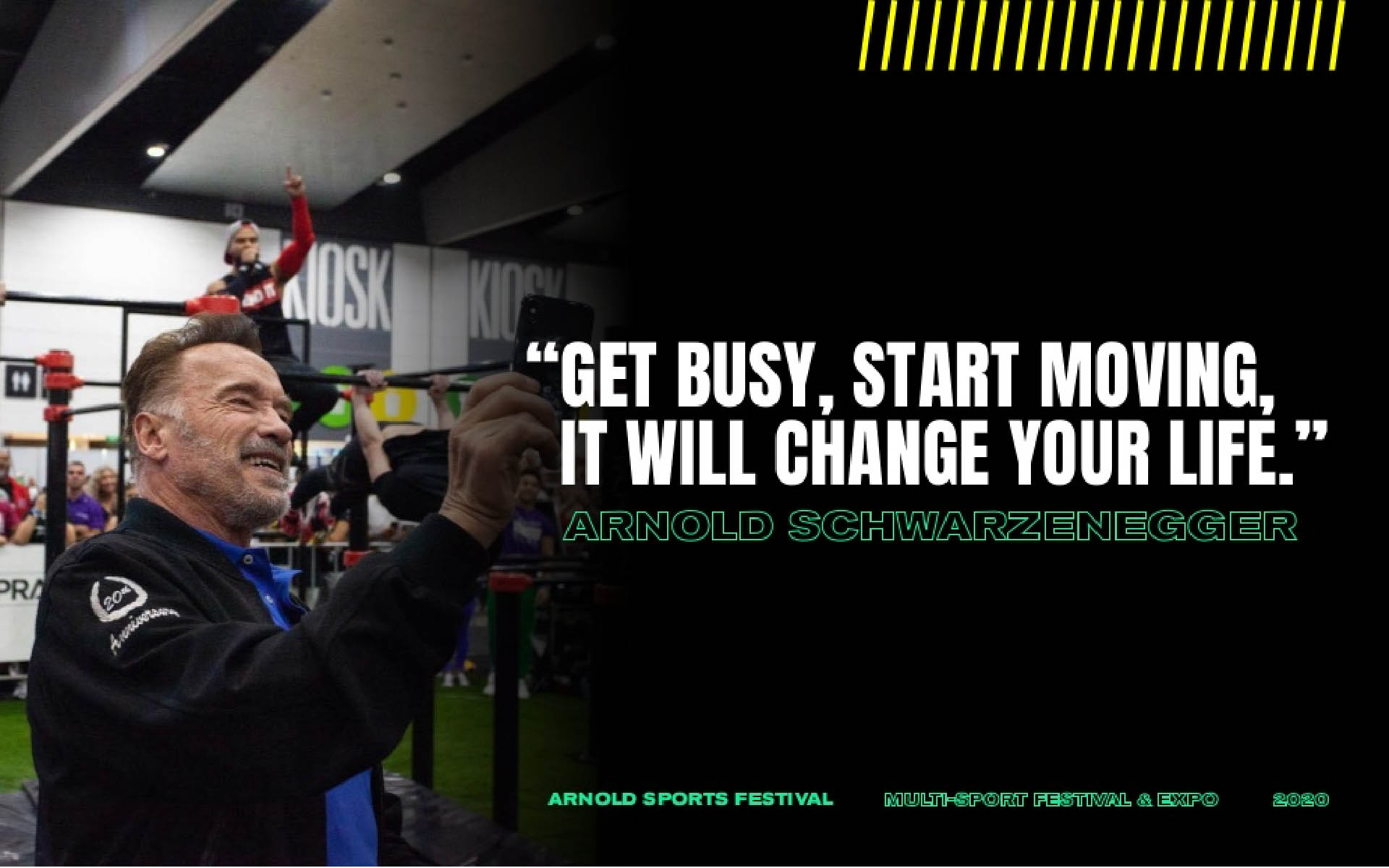 Arnold Sports Festival quote visual