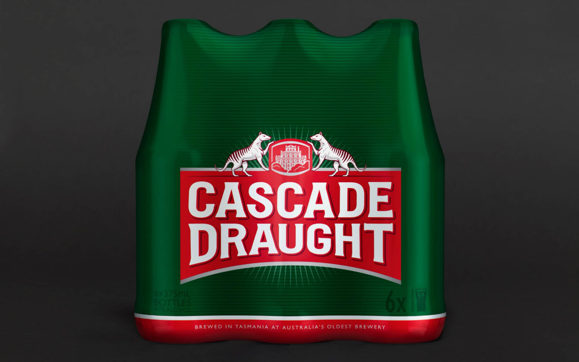Cascade Draught shrink wrap branding