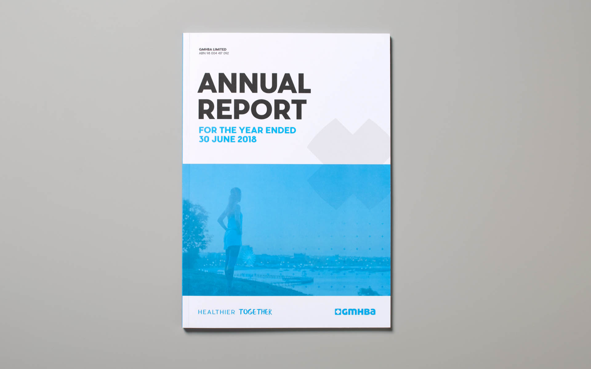 GMHBA printed annual report booklet