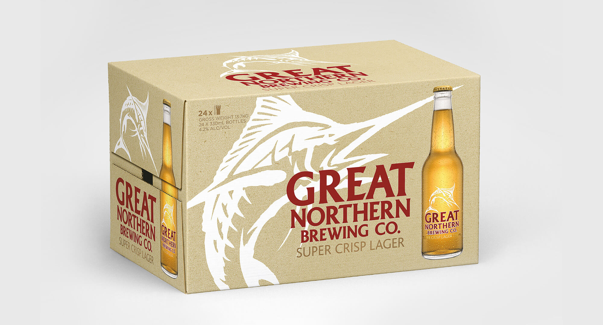Great Northern case pack branding