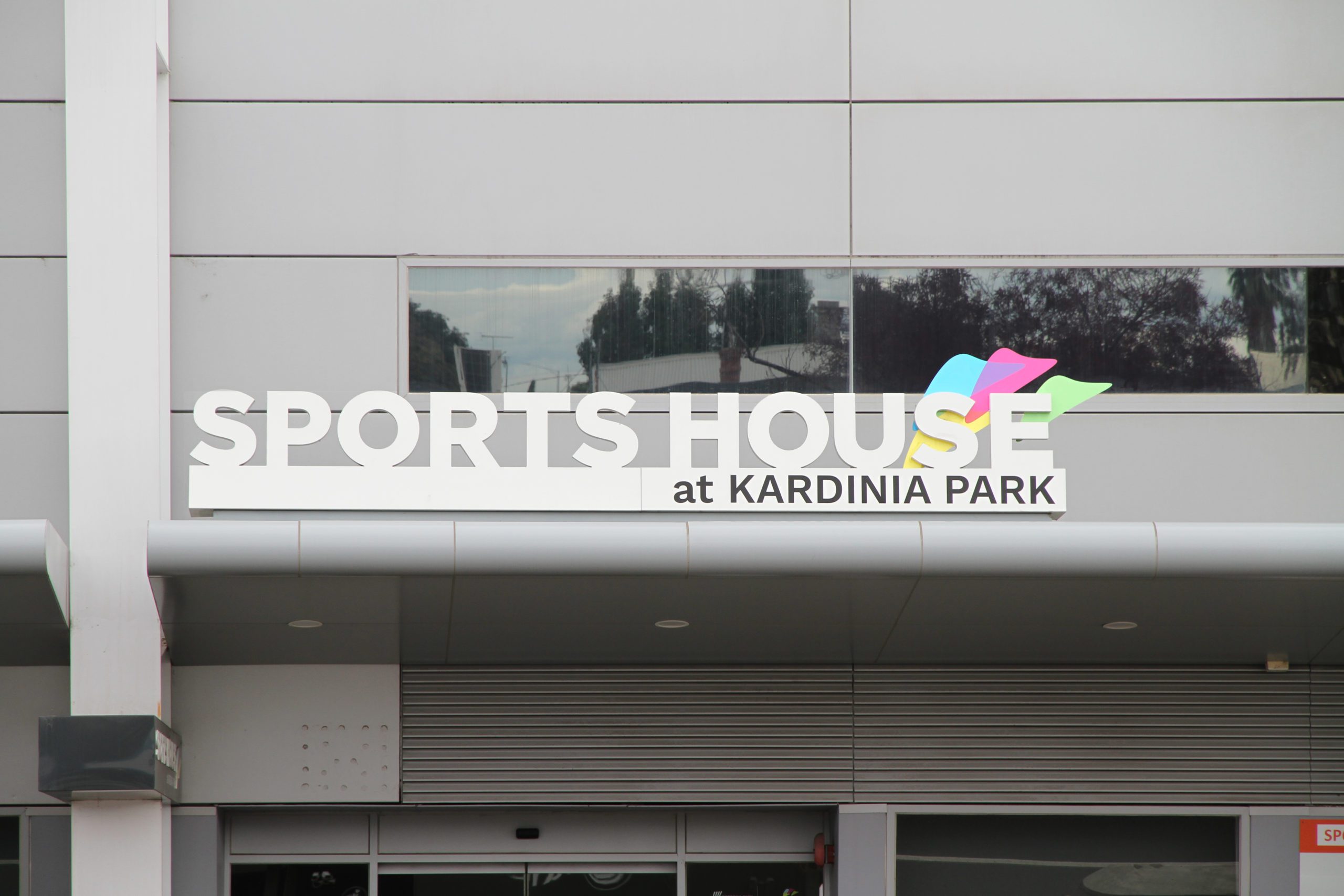 Signage at Kardinia Park Sports House