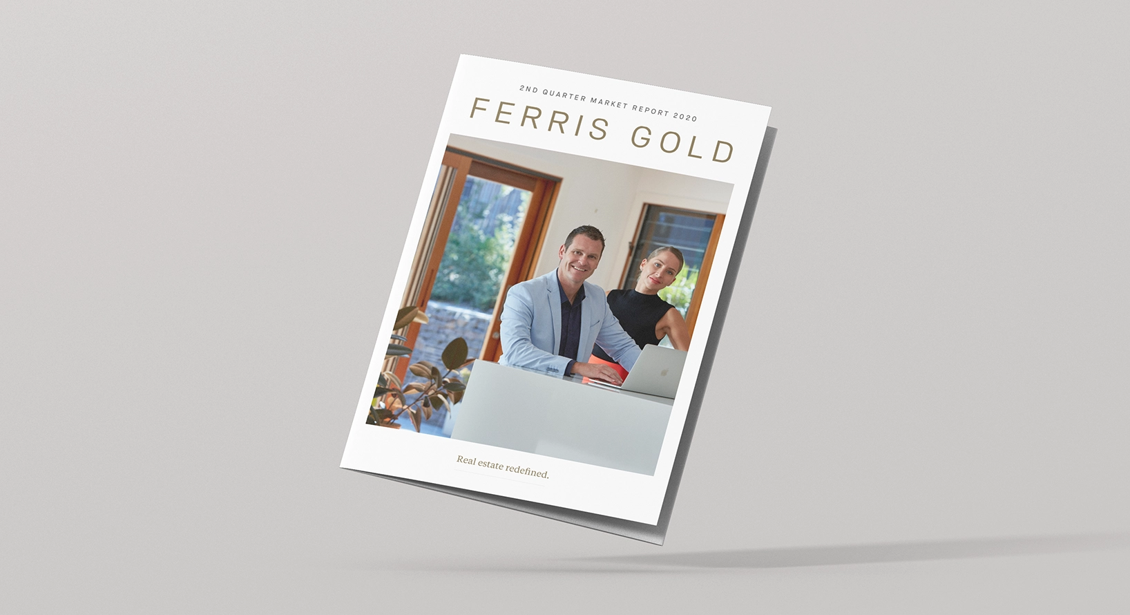 Ferris Gold Market Report Cover Design Example
