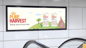 Pure Harvest Campaign Enjoy More From less Retail