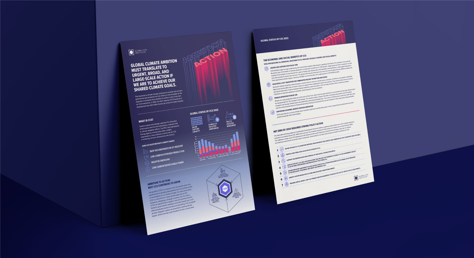 Global Carbon Capture factsheets presenting top line information about the institute and their goals