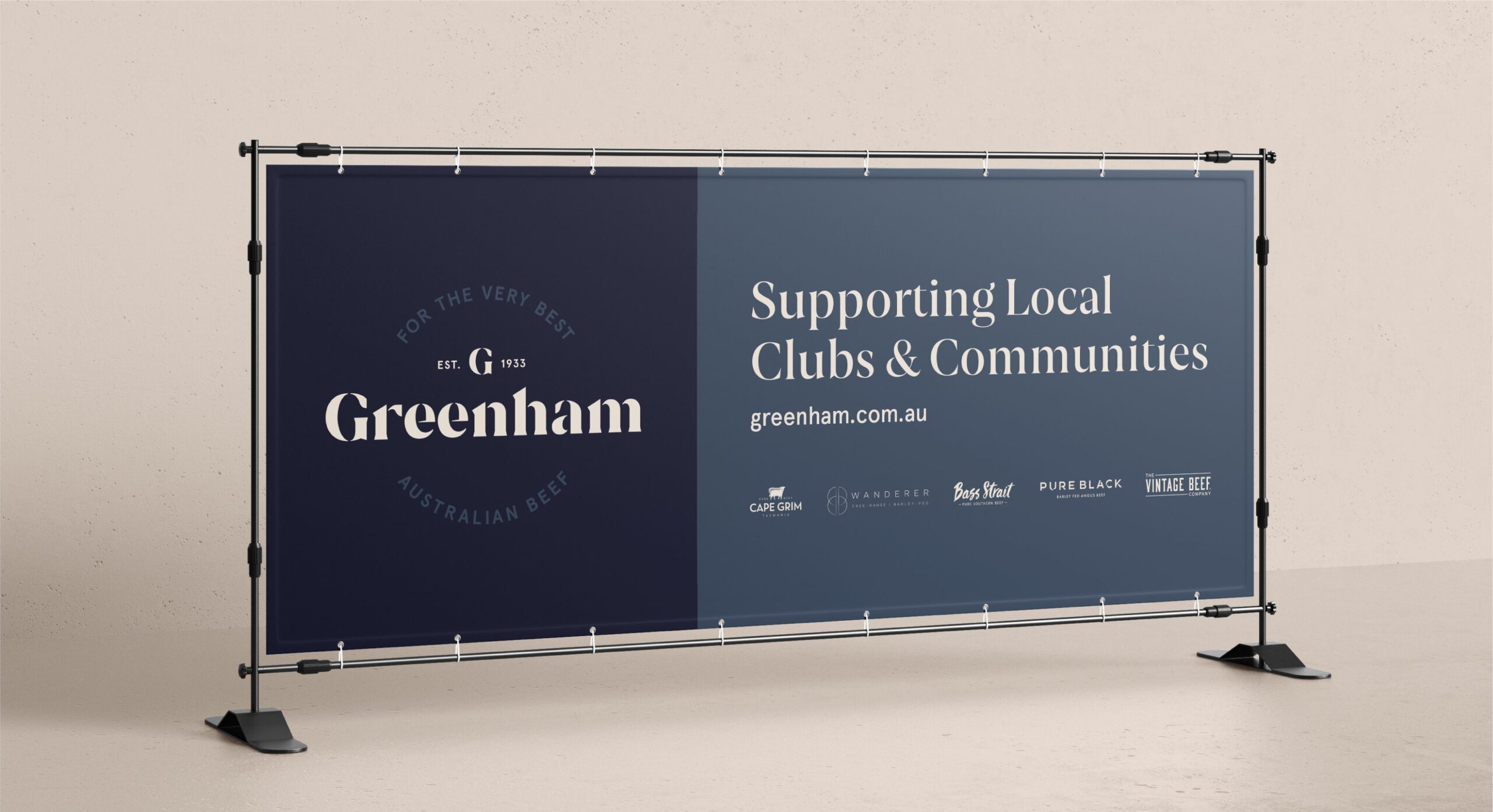 Greenham supporting local brand identity signage